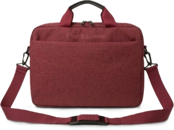 Сумка для ноутбука 14" Portcase KCB-164 красный полиэстер (KCB-164RED) - купить недорого с доставкой в интернет-магазине