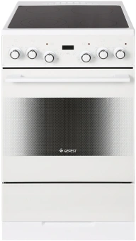 Плита Электрическая Gefest ЭП Н Д 5560-03 0040 белый/черный стеклокерамика (без крышки) - купить недорого с доставкой в интернет-магазине