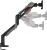 Кронштейн для мониторов Ultramounts UM743BG черный/серый 24"-57" макс.30кг крепление к столешнице поворот и наклон - купить недорого с доставкой в интернет-магазине