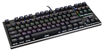 Клавиатура SunWind SW-K900G механическая черный USB Multimedia for gamer LED (1422332) кабель 1.8м - купить недорого с доставкой в интернет-магазине