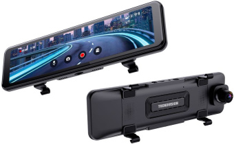 Видеорегистратор TrendVision CarPlay Mirror черный 2Mpix 2160x3840 2160p 150гр. MSTAR 8826 - купить недорого с доставкой в интернет-магазине