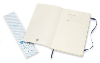 Блокнот Moleskine CLASSIC SOFT QP616B20 Large 130х210мм 192стр. линейка мягкая обложка синий сапфир - купить недорого с доставкой в интернет-магазине