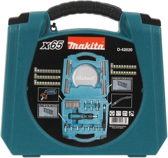 Набор инструментов Makita D-42020 65 предметов (жесткий кейс) - купить недорого с доставкой в интернет-магазине