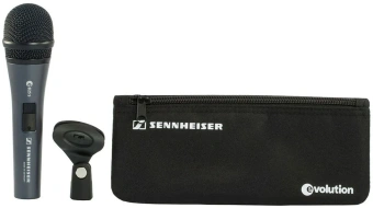 Микрофон проводной Sennheiser E 825-S черный - купить недорого с доставкой в интернет-магазине