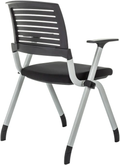 Стул Бюрократ X-Click черный на ножках металл серый - купить недорого с доставкой в интернет-магазине