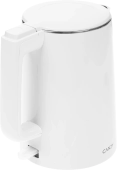 Чайник электрический Candy CK-102 1.5л. 2200Вт белый корпус: нерж.сталь/пластик - купить недорого с доставкой в интернет-магазине