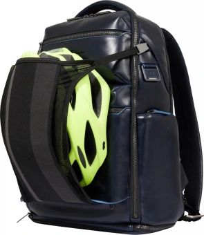 Рюкзак мужской Piquadro Blue Square CA6592B2BM/BLU2 темно-синий натур.кожа - купить недорого с доставкой в интернет-магазине