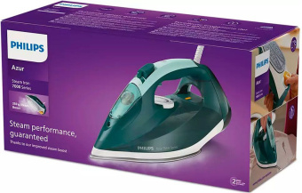 Утюг Philips DST7031/70 2800Вт зеленый - купить недорого с доставкой в интернет-магазине