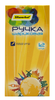 Ручка шариков. Silwerhof Солнечная коллекция Pretty ассорти d=0.7мм син. черн. сменный стержень линия 0.5мм обрез.корпус - купить недорого с доставкой в интернет-магазине