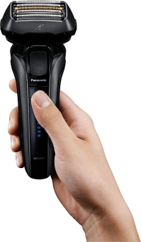 Бритва сетчатая Panasonic ES-LV6U реж.эл.:5 питан.:аккум. черный - купить недорого с доставкой в интернет-магазине
