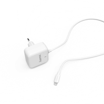 Сетевое зар./устр. Hama H-183318 30W 3A (PD) для Apple белый (00183318) - купить недорого с доставкой в интернет-магазине