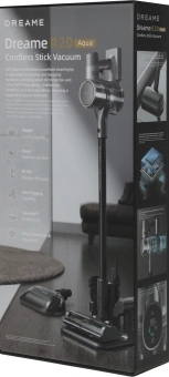 Пылесос ручной Dreame R20 Aqua 425Вт серый - купить недорого с доставкой в интернет-магазине