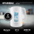 Чайник электрический Hyundai HYK-P3501 2.5л. 2200Вт белый корпус: пластик - купить недорого с доставкой в интернет-магазине