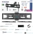Кронштейн для телевизора Kromax CORBEL-11 титан 32"-75" макс.45кг настенный поворот и наклон - купить недорого с доставкой в интернет-магазине