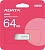 Флеш Диск A-Data 64GB UR350 UR350-64G-RSR/BG USB3.2 серебристый/коричневый