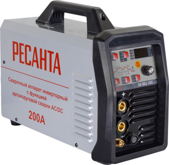 Сварочный аппарат Ресанта САИ-200АД (AC/DC) инвертор ММА DC/TIG - купить недорого с доставкой в интернет-магазине