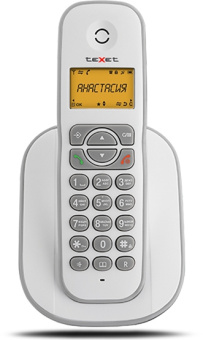 Р/Телефон Dect Texet TX-D4505A белый АОН - купить недорого с доставкой в интернет-магазине