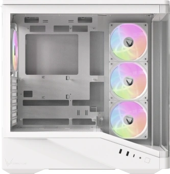 Корпус Formula Crystal U9 PA белый без БП ATX 9x120mm 3x140mm 2xUSB3.0 audio bott PSU - купить недорого с доставкой в интернет-магазине