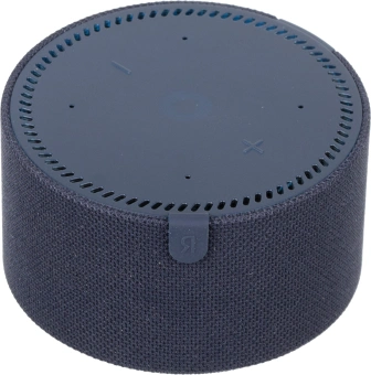 Умная колонка Yandex Станция Мини с часами Алиса синий 10W 1.0 BT 10м (YNDX-00020B) - купить недорого с доставкой в интернет-магазине