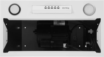 Вытяжка встраиваемая Korting KHI 6530 W белый управление: кнопочное (1 мотор) - купить недорого с доставкой в интернет-магазине