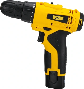 Дрель-шуруповерт Deli DL-DZ12-E1A1 аккум. патрон:быстрозажимной (кейс в комплекте) - купить недорого с доставкой в интернет-магазине
