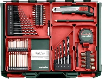 Дрель-шуруповерт Metabo BS 18 L / Mobile Workshop аккум. патрон:быстрозажимной (кейс в комплекте) (614051710) - купить недорого с доставкой в интернет-магазине