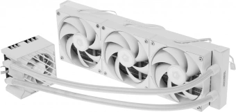 Система водяного охлаждения ID-Cooling Dashflow 360 XT Lite ARGB Soc-AM5/AM4/1151/1200/2066/1700 белый 4-pin 16-34dB Al+Cu 350W Ret (DASHFLOW 360 XT LITE WHITE) - купить недорого с доставкой в интернет-магазине