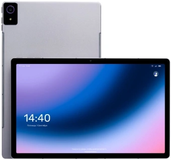 Планшет Kvadra TS11.02-2111-21 (2.4) 8C RAM6Gb ROM128Gb 10.95" IPS 2000x1200 4G KvadraOS серый 13Mpix 5Mpix BT WiFi microSD 256Gb 9000mAh 8hr - купить недорого с доставкой в интернет-магазине