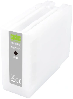 Картридж струйный Cactus CS-EPT41F5 T41F5 черный пигментный (350мл) для Epson SureColor SC-T5400M/SC-T3405/SC-T5405 с чипом - купить недорого с доставкой в интернет-магазине