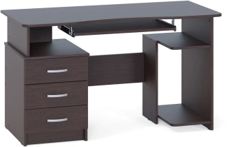 Стол для компьютера Сокол КСТ08.1 столешница ЛДСП венге (КСТ08.1В5) - купить недорого с доставкой в интернет-магазине