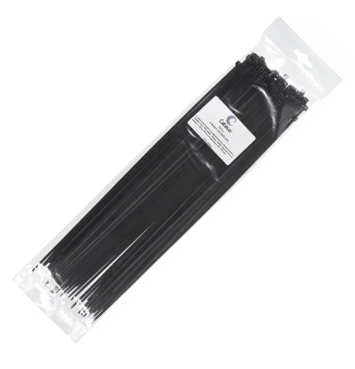Стяжка пластиковая Cabeus GTOUT-370 370x3.6мм (упак:100шт) нейлон внешний (-40/+85) черный - купить недорого с доставкой в интернет-магазине