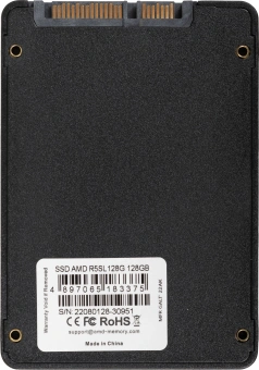 Накопитель SSD AMD SATA-III 128GB R5SL128G Radeon R5 2.5" - купить недорого с доставкой в интернет-магазине