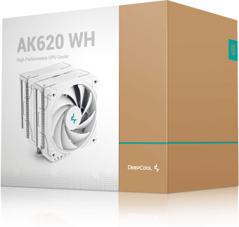 Устройство охлаждения(кулер) Deepcool AK620 Soc-AM5/AM4/1151/1200/2066/1700 4-pin Al+Cu 260W 1456gr Ret - купить недорого с доставкой в интернет-магазине