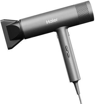 Фен Haier HHD-601 1800Вт графитовый (FZ0009E00RU) - купить недорого с доставкой в интернет-магазине