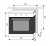 Духовой шкаф Электрический Lex EDM 070 WH стекло белое - купить недорого с доставкой в интернет-магазине