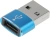 Адаптер Premier 6-071 USB 2.0 A(m) USB Type-C (f) синий (пакет) - купить недорого с доставкой в интернет-магазине