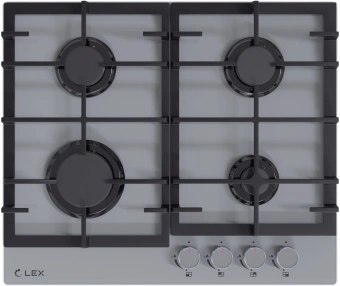 Газовая варочная поверхность Lex GVG 642-1 GR серый - купить недорого с доставкой в интернет-магазине