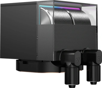 Система водяного охлаждения PcCooler DS360 Display Soc-AM5/AM4/1200/1700/1851 черный 4-pin Al LCD 310W Ret (DS360-BKNWXY-GL) - купить недорого с доставкой в интернет-магазине