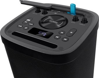 Колонка порт. Sven АС PS-930 черный 150W 1.0 BT/3.5Jack 7200mAh (SV-022402) - купить недорого с доставкой в интернет-магазине