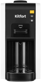 Кофеварка рожковая Kitfort КТ-7467 1100Вт белый/черный - купить недорого с доставкой в интернет-магазине