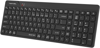 Клавиатура A4Tech Fstyler FBK23 AS черный USB беспроводная BT/Radio (FBK23 AS) - купить недорого с доставкой в интернет-магазине