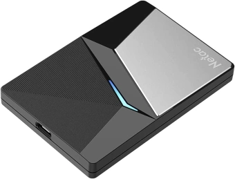 Накопитель SSD Netac USB-C 240GB NT01Z7S-240G-32BK Z7S 2.5" черный - купить недорого с доставкой в интернет-магазине