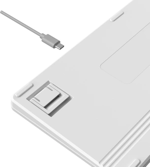 Клавиатура A4Tech Fstyler FBX53C белый USB беспроводная BT/Radio slim Multimedia (FBX53C) - купить недорого с доставкой в интернет-магазине