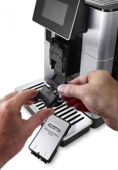 Кофемашина Delonghi ECAM610.75.MB 1450Вт черный/серебристый - купить недорого с доставкой в интернет-магазине