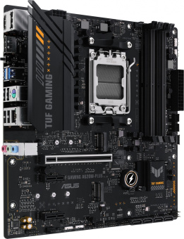 Материнская плата Asus TUF GAMING A620M-PLUS Socket AM5 AMD A620 4xDDR5 mATX AC`97 8ch(7.1) 2.5Gg RAID+HDMI+DP - купить недорого с доставкой в интернет-магазине