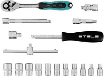 Набор инструментов Stels 13573 18 предметов (жесткий кейс) - купить недорого с доставкой в интернет-магазине