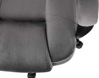 Кресло руководителя Бюрократ CH-800 Fabric темно-серый крестов. пластик - купить недорого с доставкой в интернет-магазине