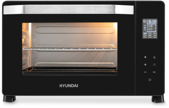 Мини-печь Hyundai MIO-HY082 38л. 2000Вт черный - купить недорого с доставкой в интернет-магазине