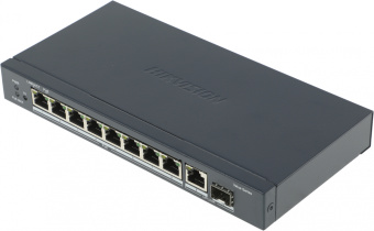 Коммутатор Hikvision DS-3E0510P-E/M(B) 9x1Гбит/с 1SFP 8PoE 58W неуправляемый - купить недорого с доставкой в интернет-магазине