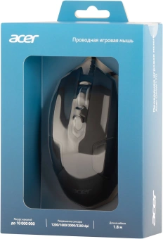 Мышь Acer OMW170 черный оптическая 3200dpi USB 6but (ZL.MCEEE.00R) - купить недорого с доставкой в интернет-магазине